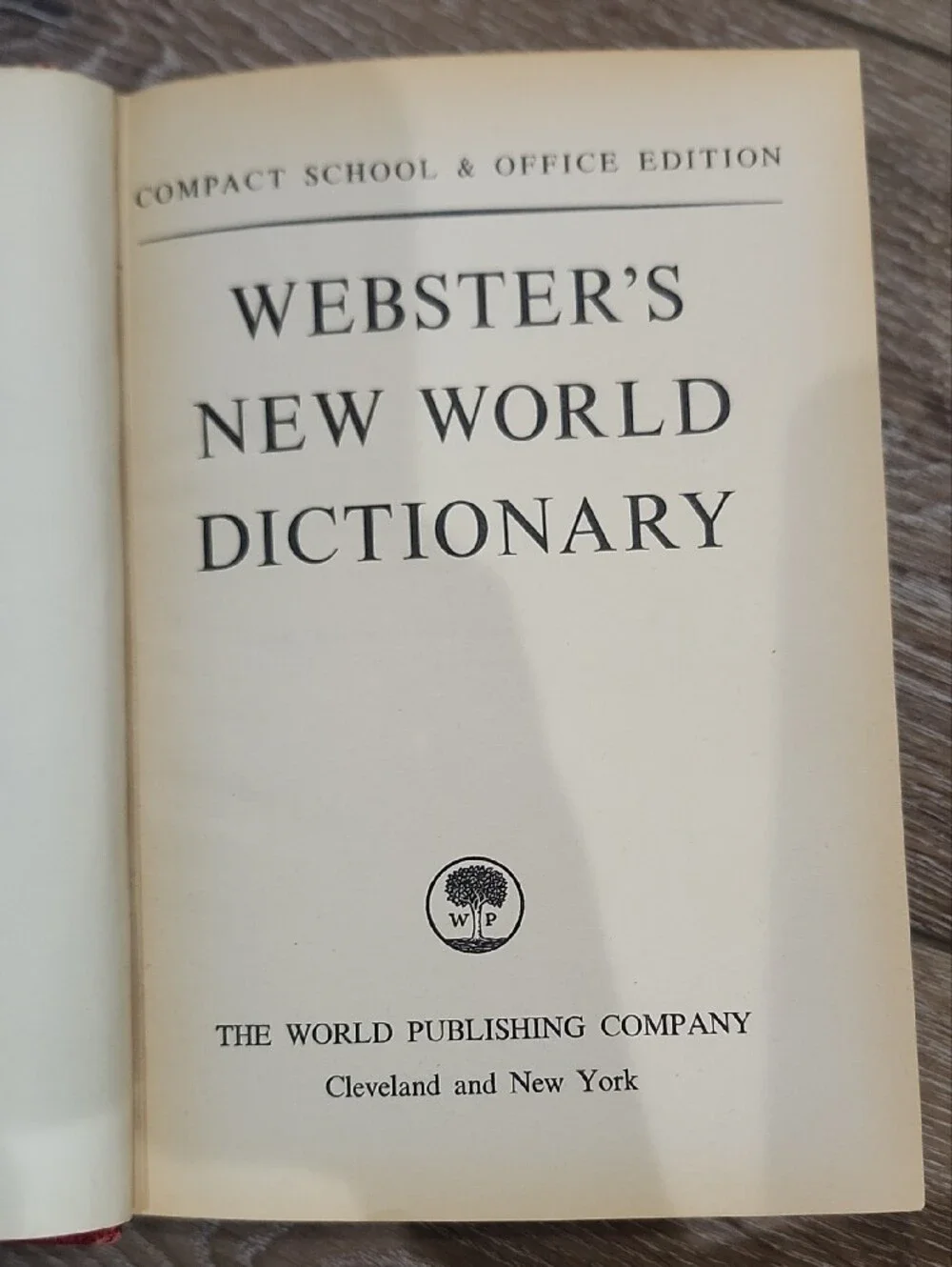 WEBSTER'S New World Dictonary - 1967 School and Office Edition Vintage Retro 60s